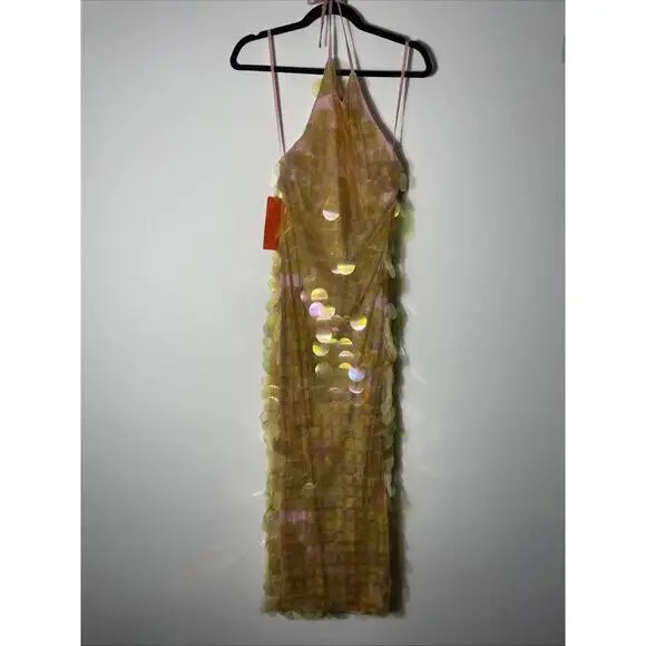 Simon Miller Junjo Dress embellished bodice LIMONECELLO SIZE 8 NWT $595 msrp - Picture 10 of 15